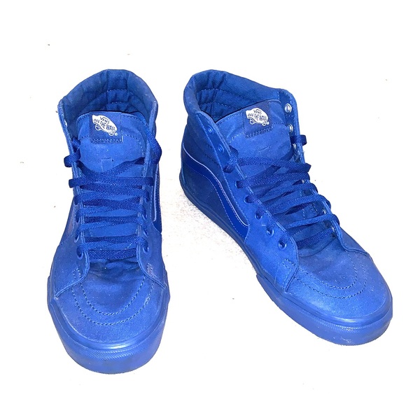 blue high top vans